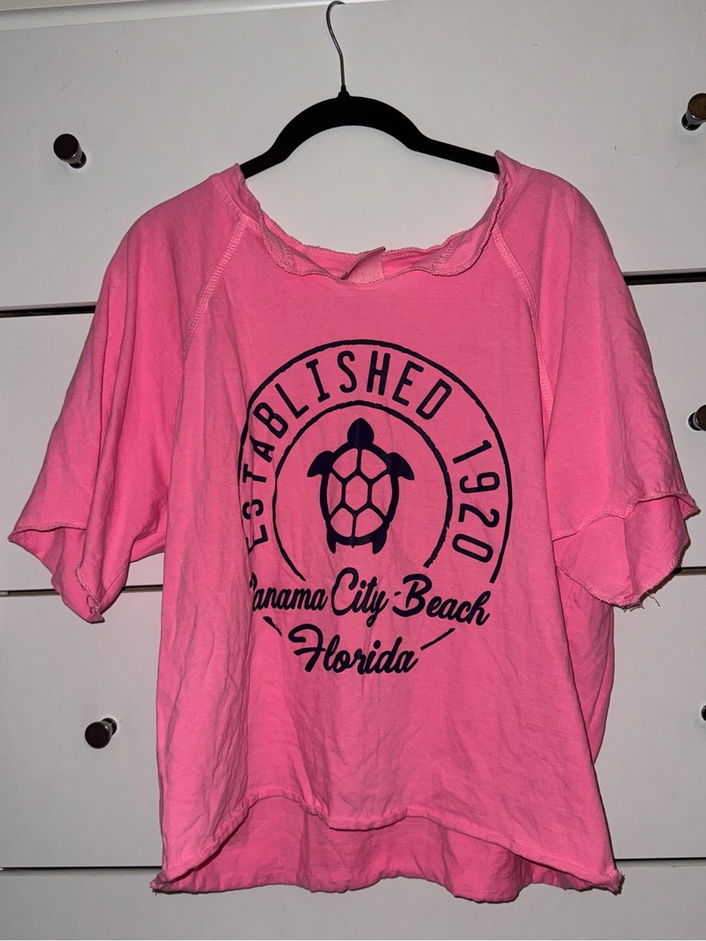 Vintage Pink Panama City Beach Graphic Tee